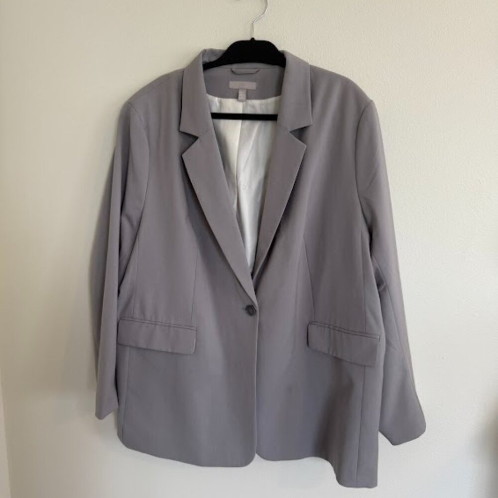 H&M Grey Blazer in XXL